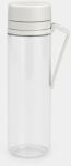 Brabantia Make & Take Water Bottle with Strainer vizespalack 500 ml, szűrőbetéttel gyümölcsök számára, fogantyúval, szivárgásmentes, műanyag, átlátszó/világosszürke - 202421 (202421) (202421)