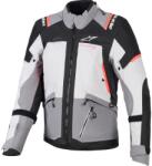 Alpinestars Geacă de motocicletă Alpinestars Stella Andes V4 Drystar pentru femei, gri închis-gri deschis-negru-roșu (AIM101-341)