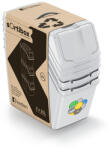Prosperplast Sortibox 3 Darabos Szelektív Hulladékgyűjtő Rendszer Szett 3x20l Szürke (PPP-ISWB20S3-427C-CS-1)