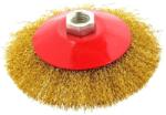  Drótkorong sarokcsiszolóhoz sárgaréz 115mm / M14 (115/1)