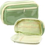 Lean Iskolai Tolltartó Két Rekeszes Zsebekkel, Tágas Zöld 22cm 25040