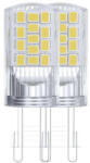 EMOS LED izzó G9 4W 470lm 3000K Classic JC 2db/csomag ZQ9544.2 (ZQ9544.2)