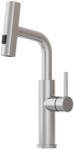 Welland S3281E-1 mosogató csaptelep - kihúzható multifunkciós fej (inox)