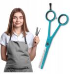 3 Claveles Fodrász ollók Hajvágó olló Kék laminált (Degażówki fryzjerskie do strzyżenia włosów )