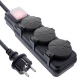 m_Rittal InLine 16493Q elektromos elosztó 10 M 3 AC kimenet(ek) Fekete