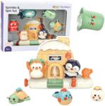 LEAN Toys Interaktív Tengeri Állatok Fürdőjáték Készlet Kisgyermekeknek - xupe