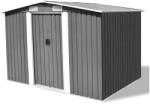 Malatec Fém kerti szerszámtároló ház 277x299x192 cm, zárható és időjárásálló