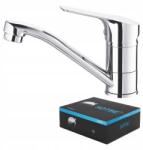 SOTBE Fürdőszobai csaptelep mozgatható kifolyócső mosdó csaptelep álló Armatura Króm (VAN-SSRBK-30245135)