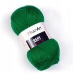 YARNART Fonal YarnArt Baby 338 sötét zöld fonal gyermekruhákhoz (8681338503863)