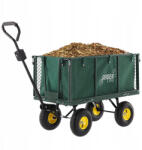 GardenLine Kocsi Ponyvával Talicska Szállító Utánfutó 300KG 200L (WOZ0108G)