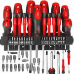 MAR-POL Csavarhúzó Készlet Csavarhúzók Precíziós Bitek Állvány 36el M61009 (M61009 MAR-POL)