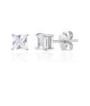  Ezüst fülbevaló - 5 x 5 mm (AG30354) E-DS0091