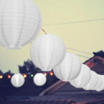 Family LED-es lampion - 1 LED - fehér - 2 x AAA (11399WH)