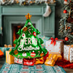 Family Collection Karácsonyi lufi - alumínium fólia - fenyőfa - 80 x 55 cm (58969C) Lufi