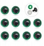 MIXFORM Játék- és babaszemek, Epoxi gyanta, zöld, 10mm, 10db (13WB31676)