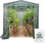 GardenLine Kerti Fólia Alagút Összecsukható 2 x 1.37 x 2.34 M Termesztéshez Zöld Táskával (TUN3958)