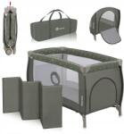 Lionelo utazóágy Sven Plus Bézs Olaj (dwie wysokości materaca, torba, przybornik)