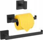  Akasztók 3 db-os WC-papír tartó szett Törölközőtartó (X001ZYDZEV)