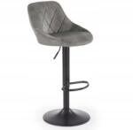 Halmar Hoker forgó állítható kárpitozott, szürke bárszék konyha H101 (V-CH-H/101-POPIELATY)