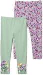 Tchibo - 2 leggings gyerekeknek, orgonalila/mentazöld