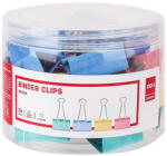 Bluering Binder csipesz DELI 41 mm színes 24 darabos (DEL08552) - tonerpiac