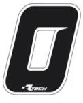 RTECH Pvc Number Stickers Size 1-nr. 1-pack 10 Pcs - R-numsiz100nr (r-numsiz100nr)