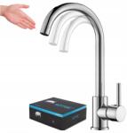 SOTBE Mosdó csaptelep pultra szerelhető magas mozgatható kifolyócső króm Mosdó csaptelep (UNI-SKH-14259238)