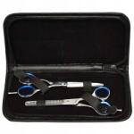 xhair Fodrász szerszámok Olló Hajvágó Tok 5, 5 Készlet (Zestaw nożyczek fryzjerskich i degażówek ETUI)