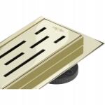 Mexen Flat 360° M01 forgó zuhanyfolyóka 70 cm, Arany 1520070-40 (1520070-40)