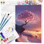 EdiBazzar Festmény Számok szerint Vázon 40x50 cm Festhető Vászonkép Diy kerettel (Malowanie po numerach 40x50 Drzewo Sakura) - allegro - 2 555 Ft