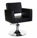 Beauty System fodrászszék, műbőr, fekete (BSBM-6302/006)