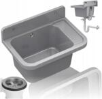 Granitan Gazdasági Mosogató Garázs Mosókonyha Műszaki Kamra Mosogató Páraelszívó Szifon (KOMORA GOSPODARCZA SZARA)