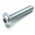 Koelner - Rawlplug D-fejű, peremes, belső kulcsnyílású metrikus csavar M6 horganyzott ISO7380-2 10.9 - bakonykotoelem - 17 Ft