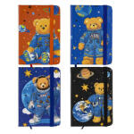 Centrum Jegyzetfüzet Centrum A/7 80 lapos vonalas kemény fedeles asztronauta macis (81140)