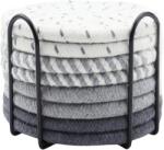 EdiBazzar Bögrealátét Pohár Szett 8db-os Állvány Kerek Mix