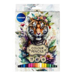 Centrum Színes ceruza Centrum TIGER hatszögletű 18 db-os klt. -ben (80482)