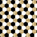 Takoy Vízálló poliészter TD/NS hexagon geometriai minta