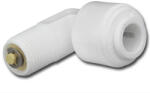 USTM Gyorscsatlakozós könyök beépített visszacsapó szeleppel 1/4" cső x 1/8" menet (Q-CV3142)