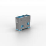 Lindy 10 USB Port Locks BLUE no Key (LY-40462) - qwerty-vision