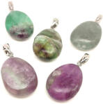 R. M. ékszer 20/25mm Fluorit csepp medál (056513)