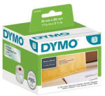 DYMO Etikett, LW nyomtatóhoz, műanyag, 36x89 mm, 260 db etikett, DYMO, átlátszó (GD99013) - onlinepapirbolt