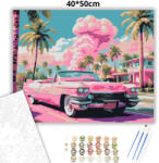  Nyári kabriózás - számfestő készlet