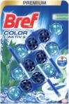 Bref Color Aktiv golyós WC illatosító Eukaliptusz 3x50g
