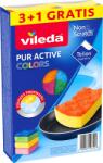 Vileda Colors Pur Active mosogatószivacs 3+1