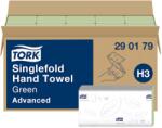 Tork Singlefold kéztörlők, zöld, H3