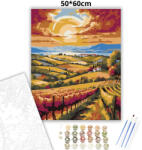  Balatoni dombvidék - számfestő készlet - 50×60 cm (Keret nélkül)