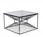 IV Interior Concept Masuta design modern Illusion 60cm, negru (A-43502 VC) Masa de cafea