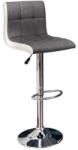 IV Interior Concept Set 2 scaune bar pivotante, tapiterie tesatura structurata Modena gri A-36829 VC (A-36829 VC)