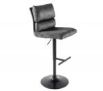 IV Interior Concept Set 2 scaune de bar Comfort catifea gri inchis (A-43650 VC)