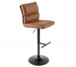 IV Interior Concept Set 2 scaune de bar Comfort microfibra maro vintage (A-43651 VC)